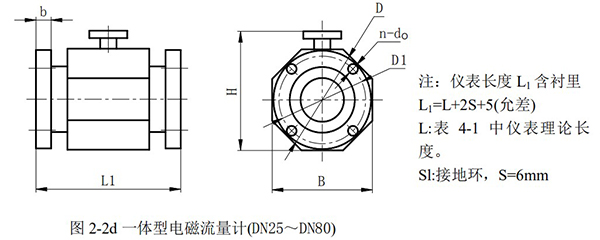 液體定量流量計(jì)外形尺寸圖二